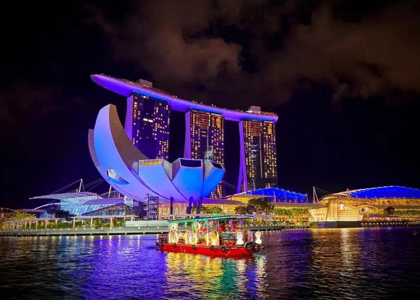 Singapore Marina Bay at night — Asia by Sea departure port