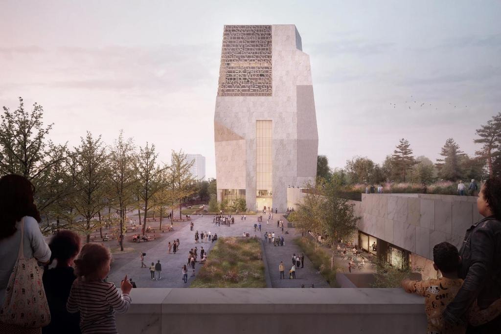 Obama Presidential Center exterior plaza — Chicago Heritage Experience